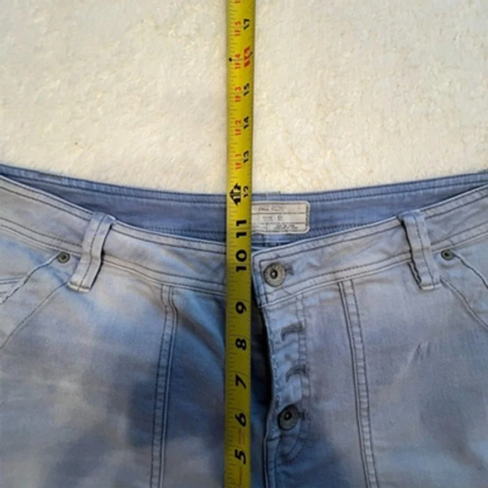 Free People Mountaineer Relaxed Straight Jeans Light Wash‎ Denim Womens Size 12